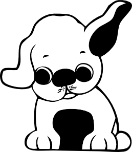 Puppy dog face clip art free clipart images