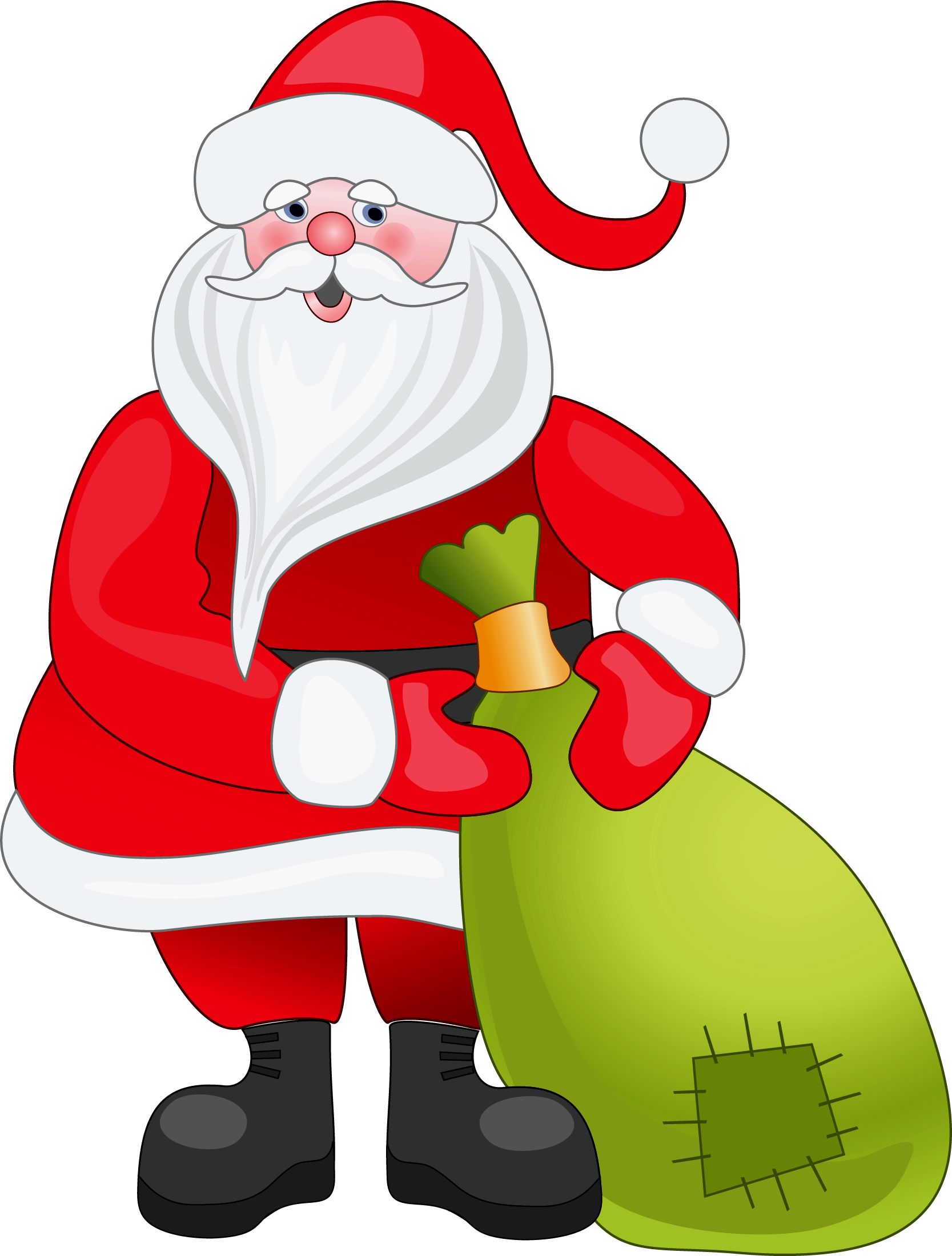 Santa claus clip art clipart image