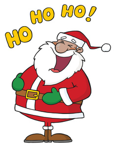 Santa clip art black and white free clipart images