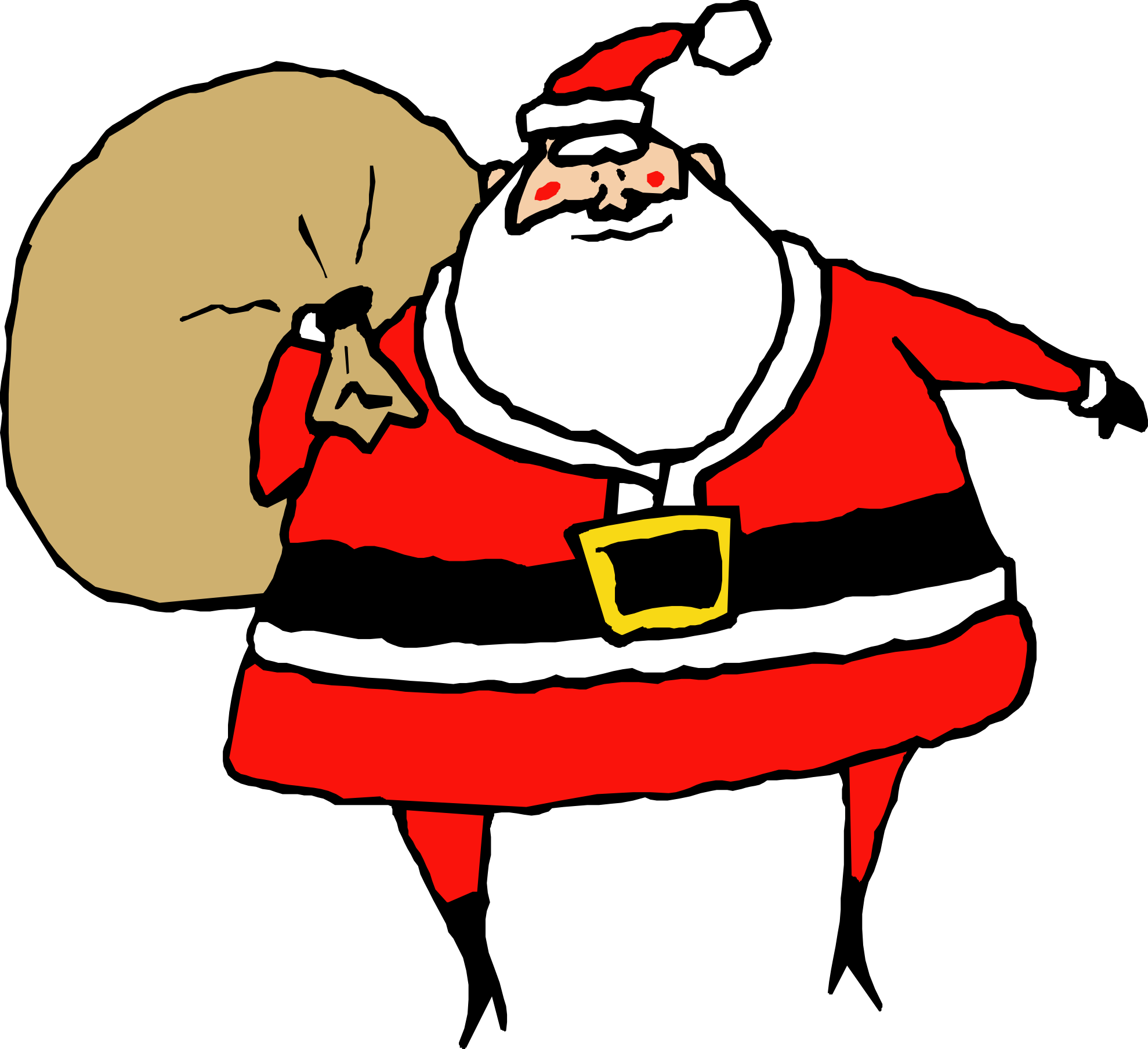 Santa clip art free clipart images