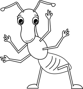 Ant clipart image cartoon ant drawing
