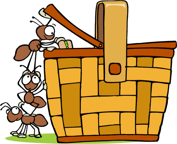 Ant picnic clipart free images