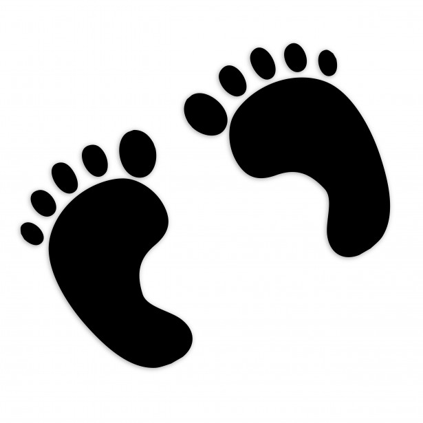 Baby feet baby footprints clipart 2 wikiclipart