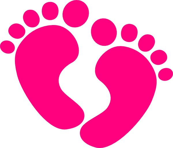 Baby girl baby feet pictures clip art vector