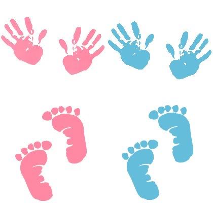 Clipart of baby feet and hands collection baby