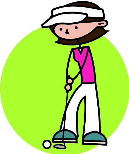 Golf clips images on ladies clip art and