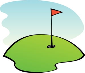 Golf green clip art at vector clip art