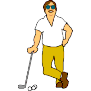 Golf man clipart cliparts of free download wmf