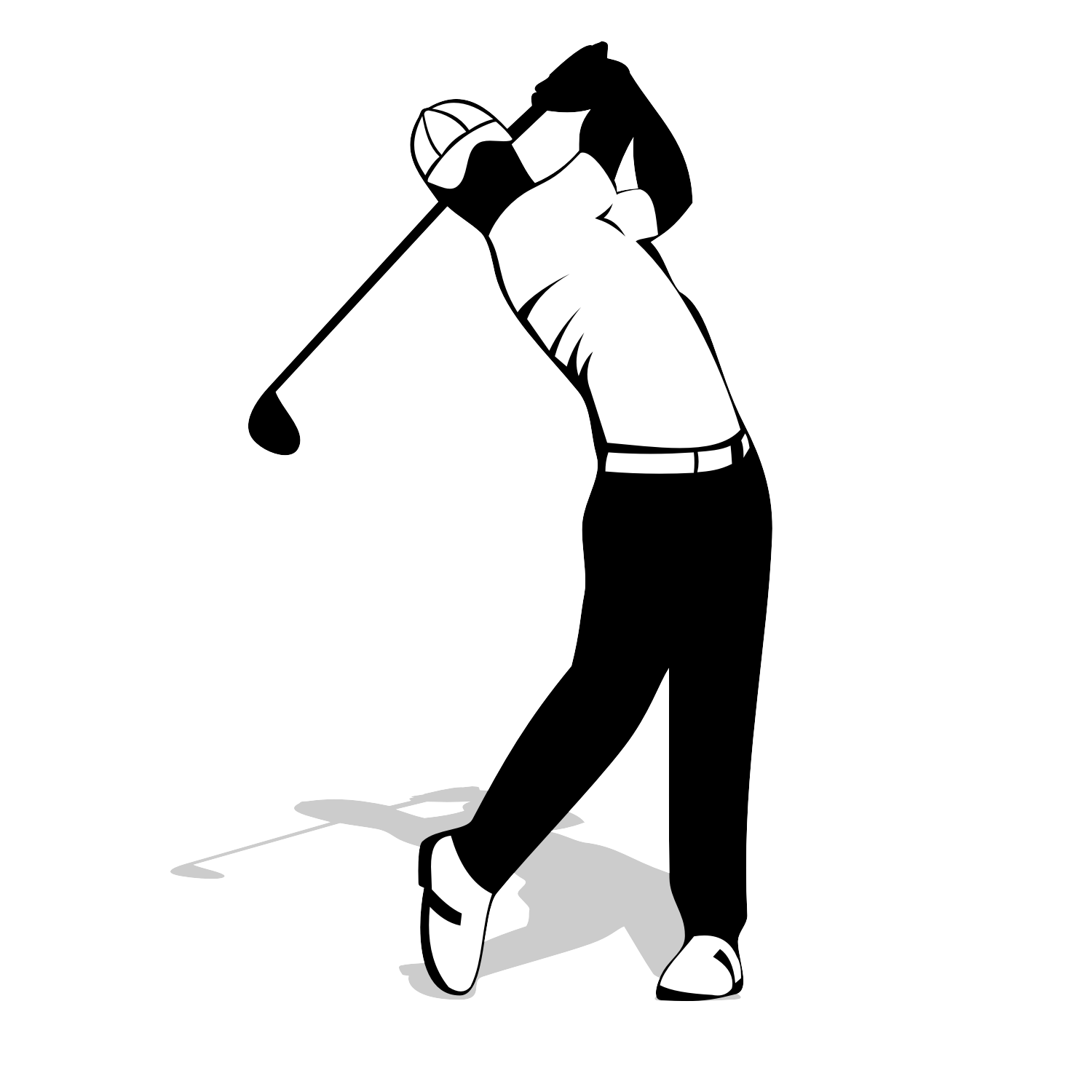 Golfer clip art 3 clipartandscrap