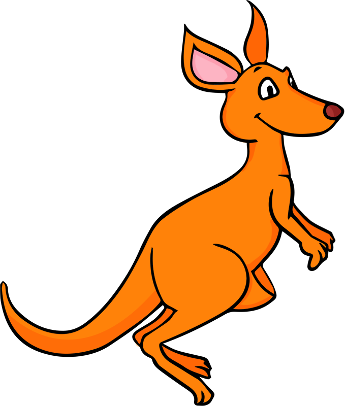 Kangaroo free to use clipart