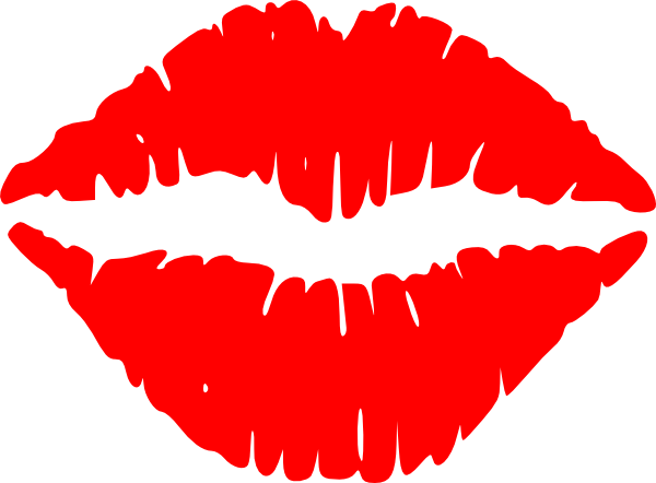 Lustful lips clip art at vector clip art