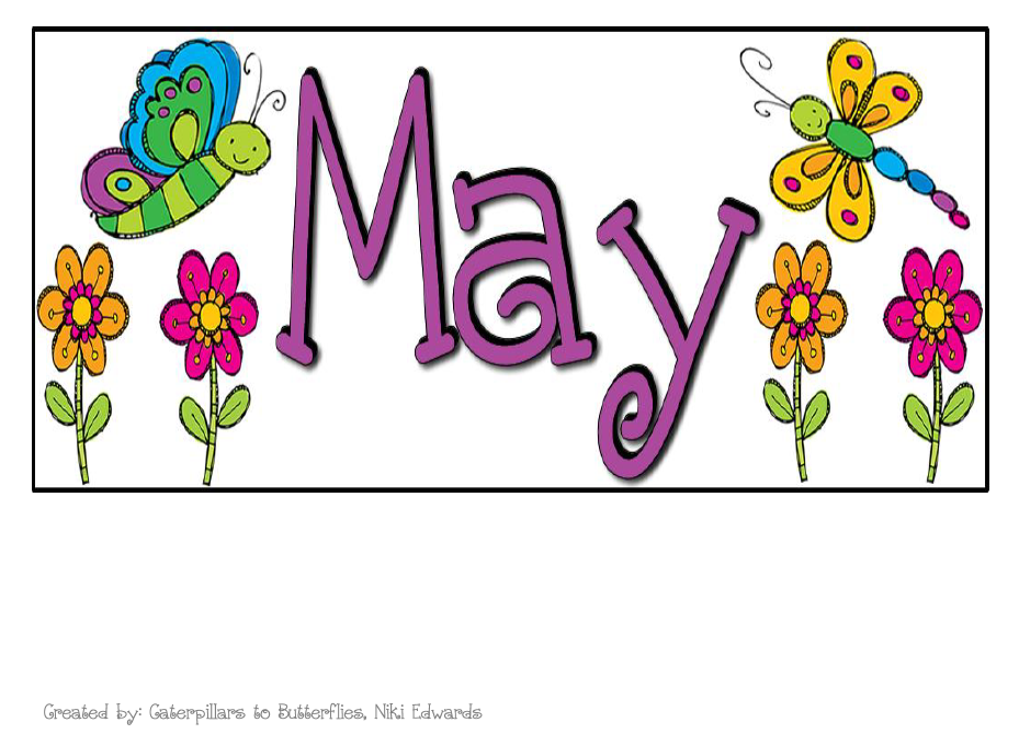 May calendar heading clipart clip art library