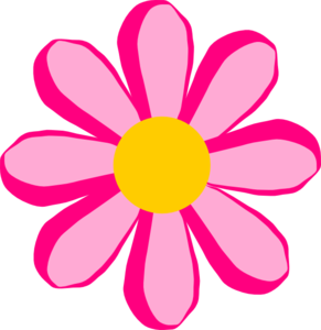 May pink flower 2 clip art at vector clip art