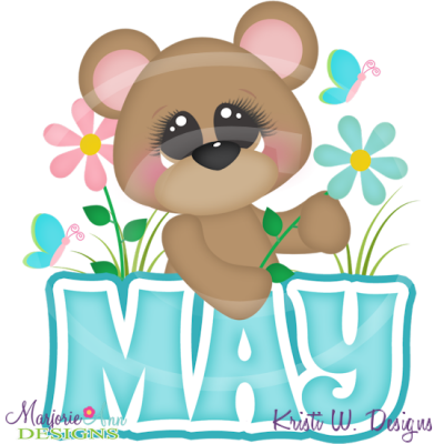 May title svg cutting files includes clipart 2 marjorie