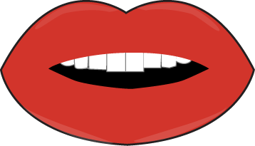 Mouth lips clip art image 6