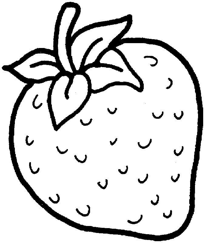 Strawberry black and white clip art wikiclipart