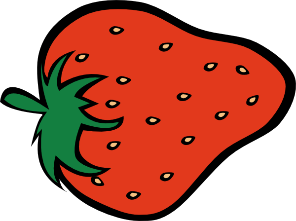 Strawberry clip art at vector clip art