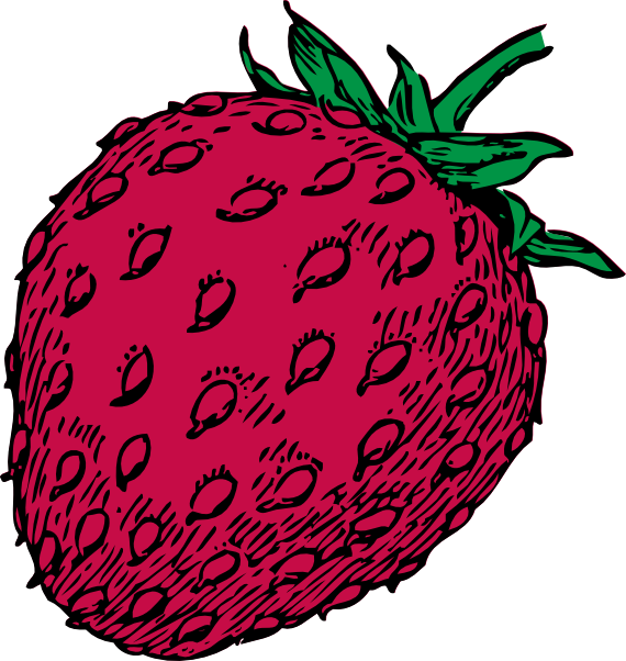 Strawberry clip art free vector 4vector 3