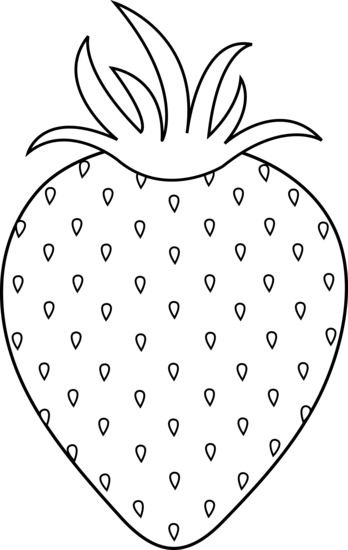 Strawberry clipart black and white 3 nice clip art