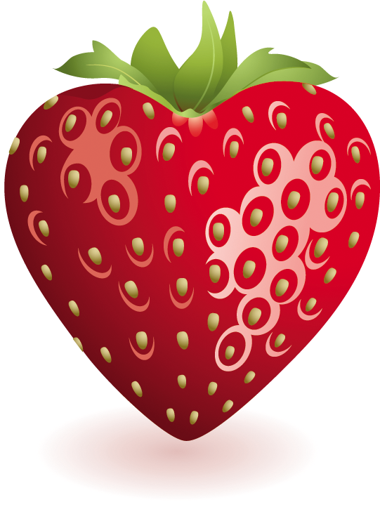 Strawberry clipart strawberry heart pencil and in color