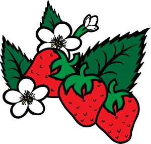 Strawberry strawberries clip art free vector 4vector