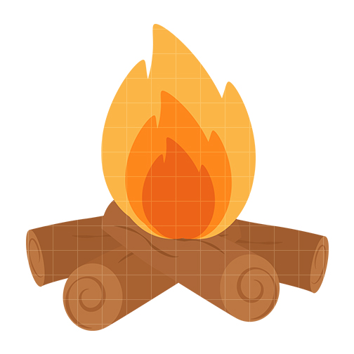 Campfire camp fire clip art free clipart images