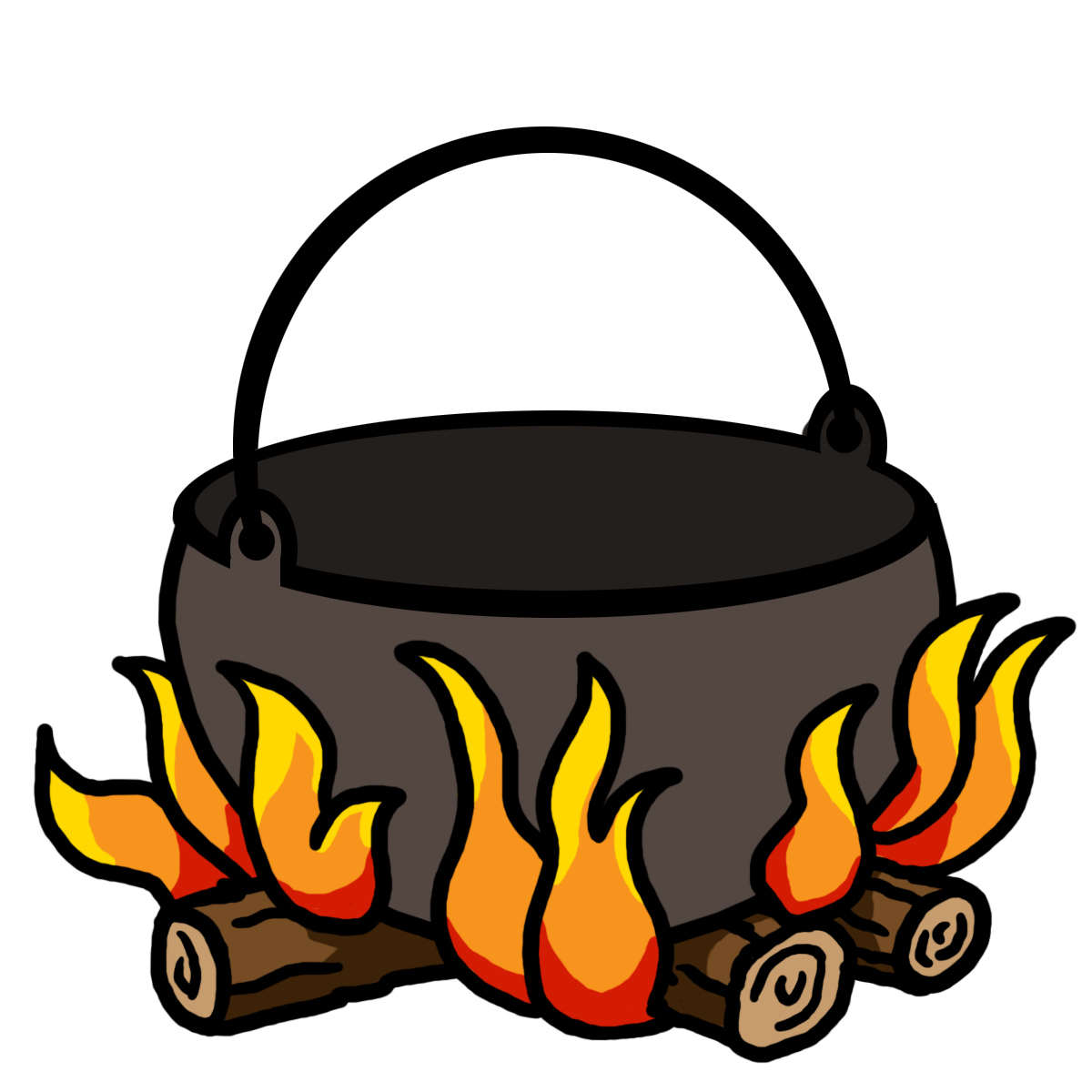 Campfire camp fire clipart 3 image 4