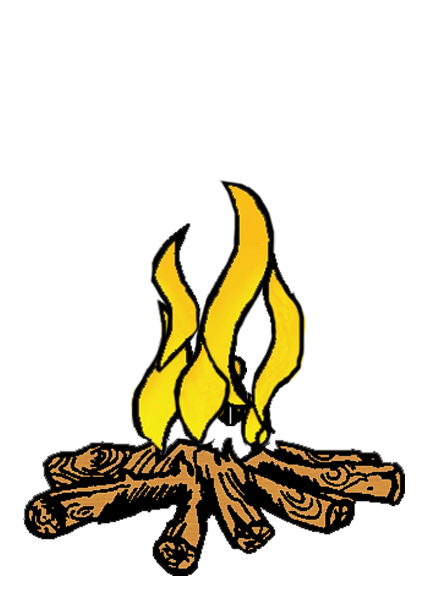 Cartoon campfire clipart
