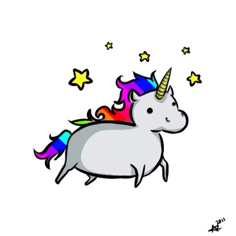 Rainbow unicorn cute free clipart images