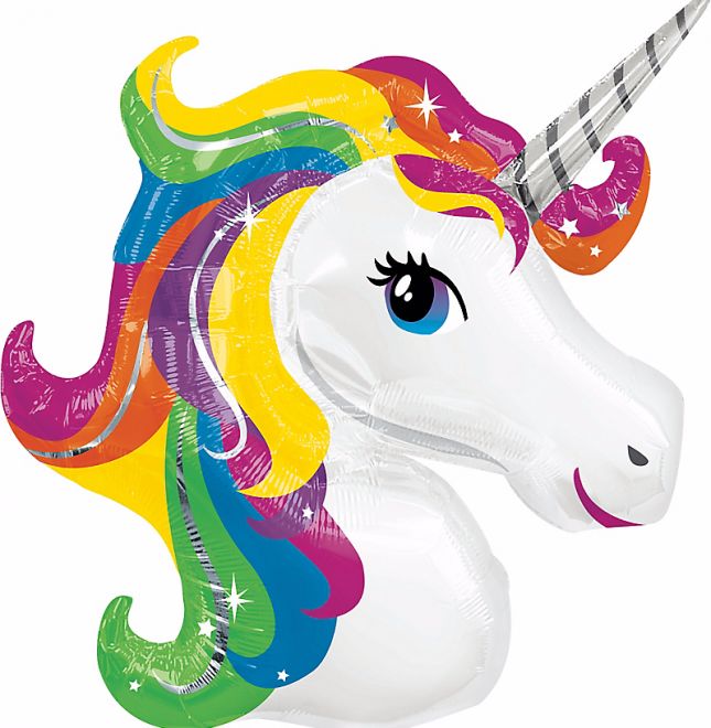 Unicorn clipart rainbow hair pencil and in color unicorn