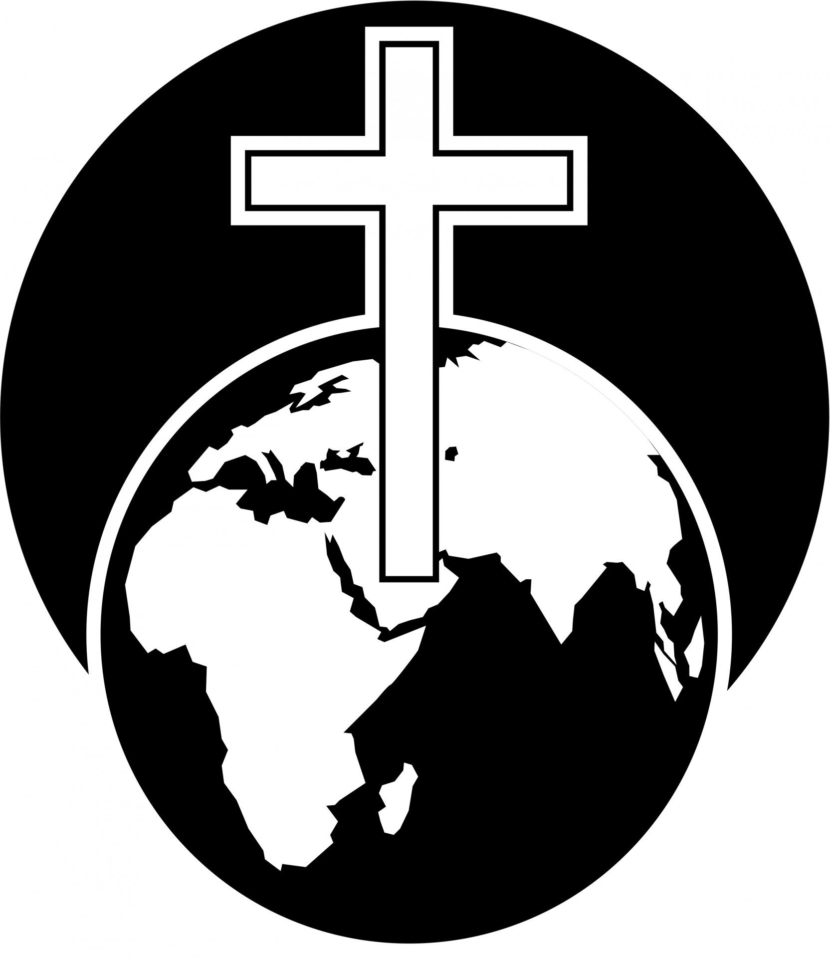 World christian cross clipart free pictures