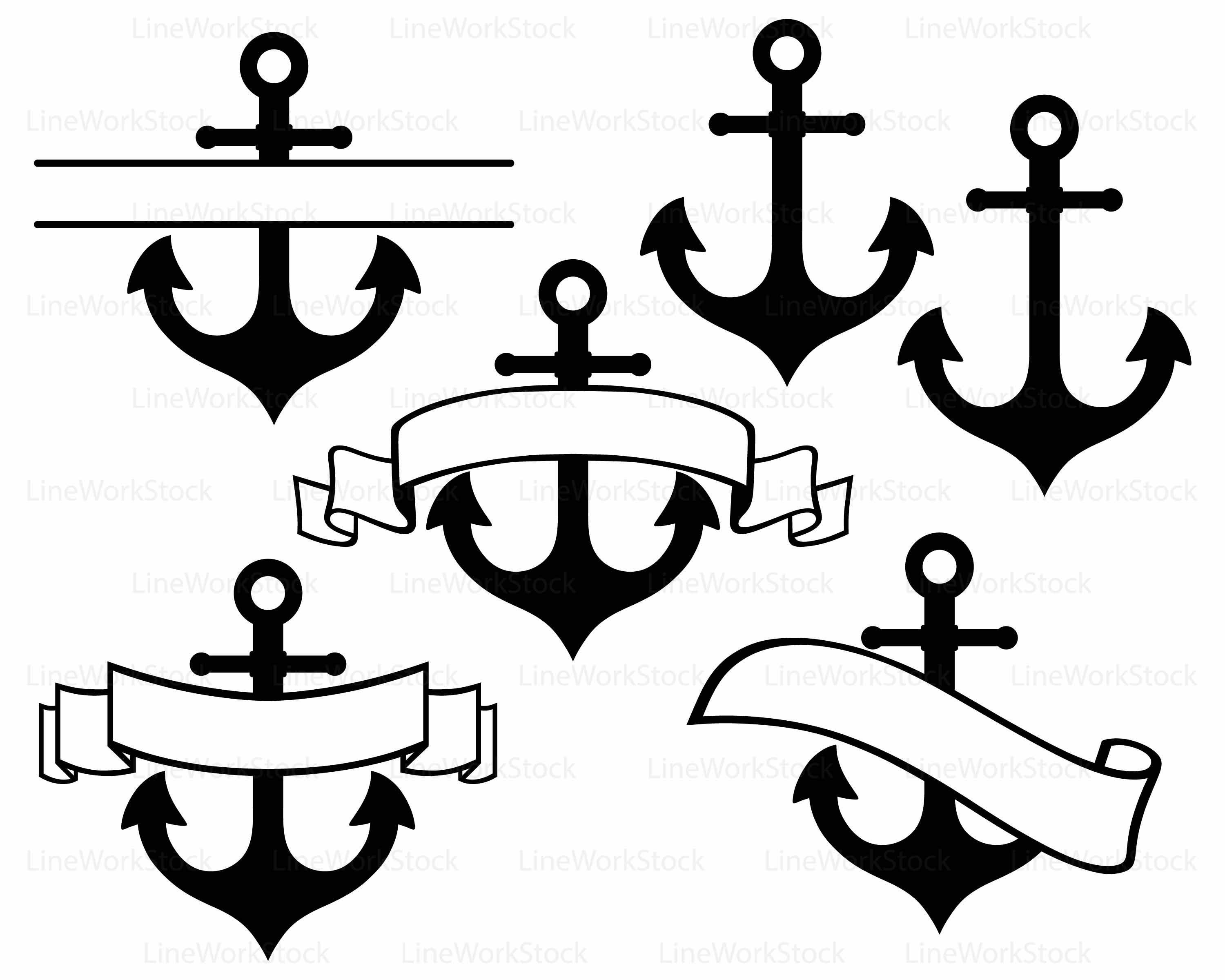 Anchor svg anchor clipart silhouette