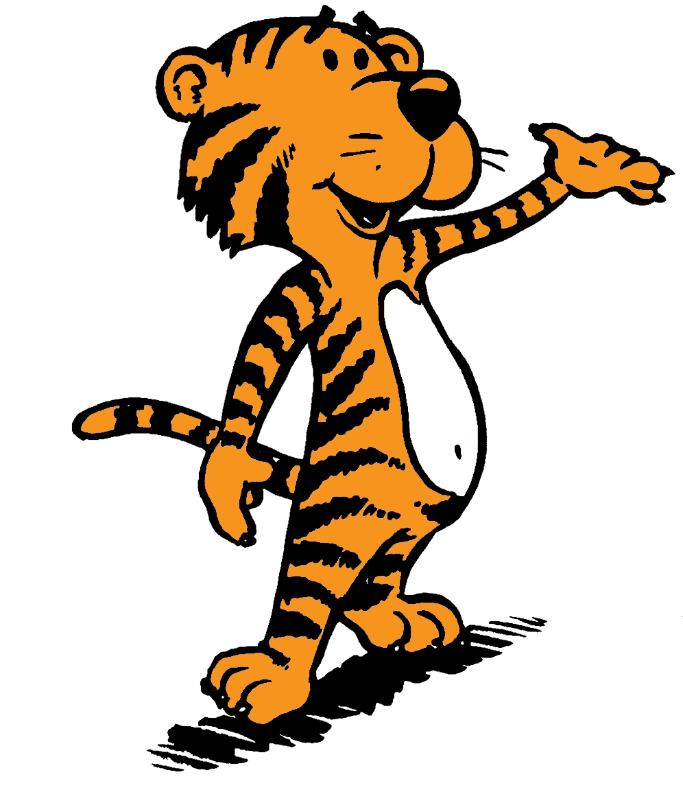 Baby tiger clipart