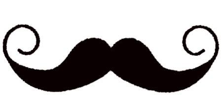 Black mustache clip art for design your own mask mouth shutters