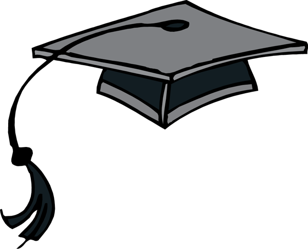Graduation hat flying graduation caps clip art cap line 3
