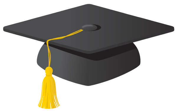 Graduation hat graduation cap and diploma clipart free download clip art