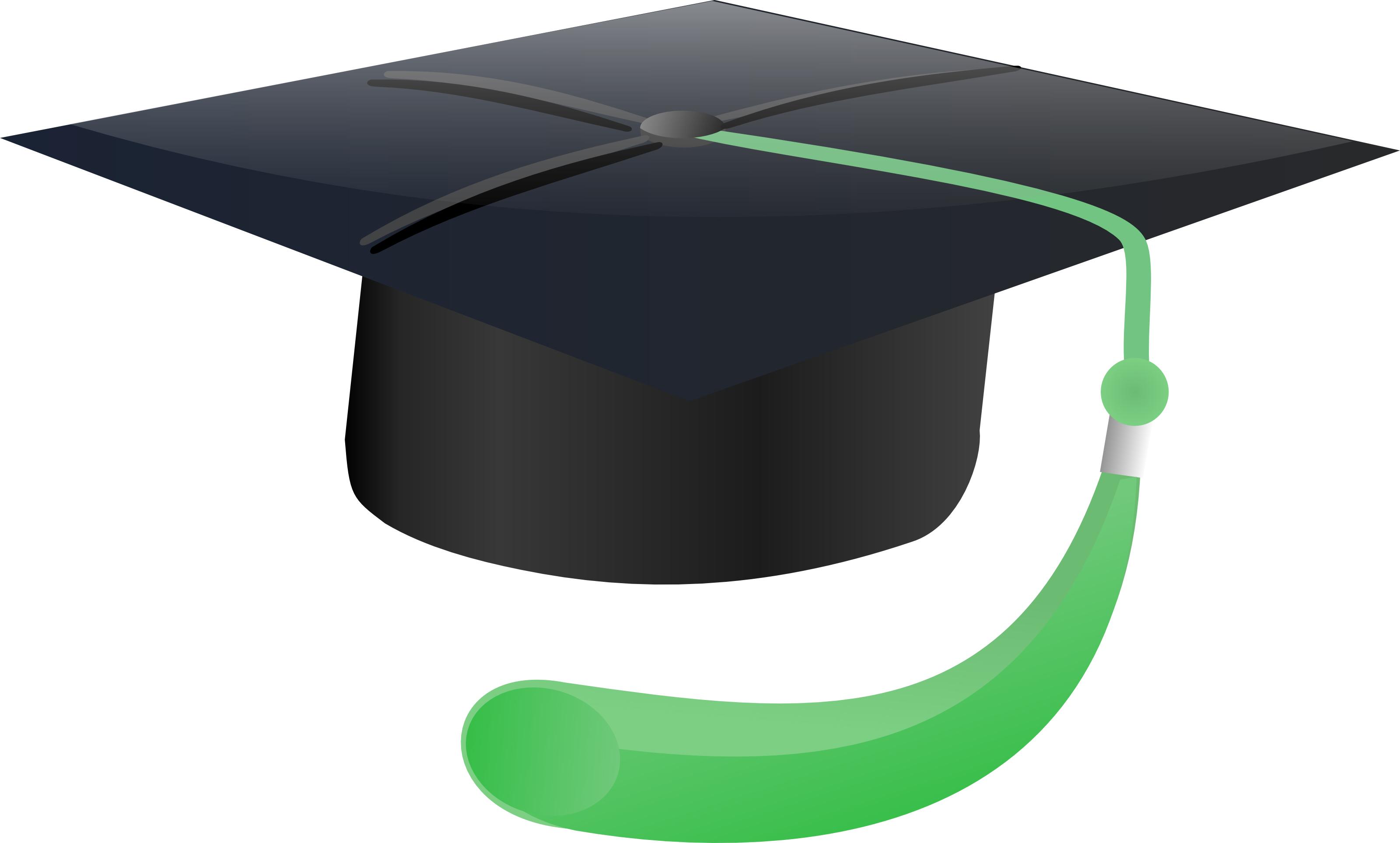 Graduation hat hd graduation cap with green clipart hat pictures