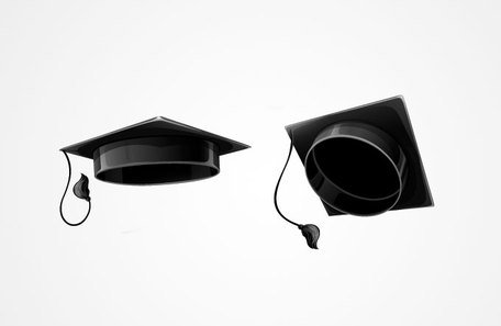Graduation hat throwing up graduation cap clip art vector