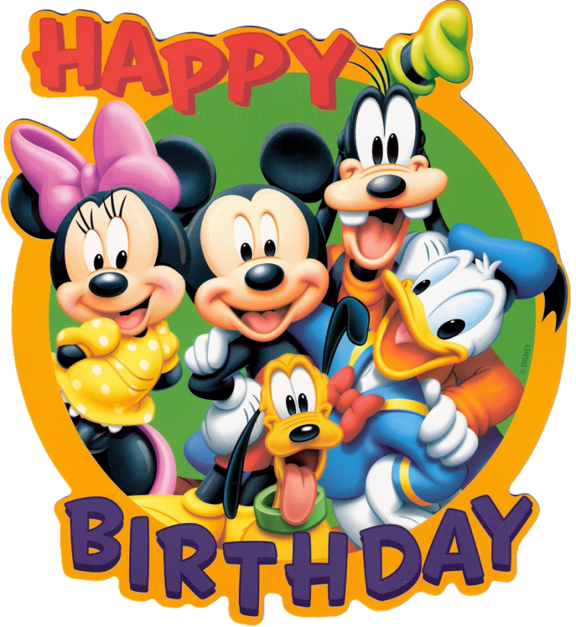 Happy Birthday Clipart Disney Clipartix