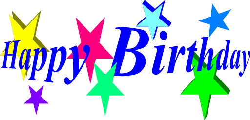 Happy birthday clipart image