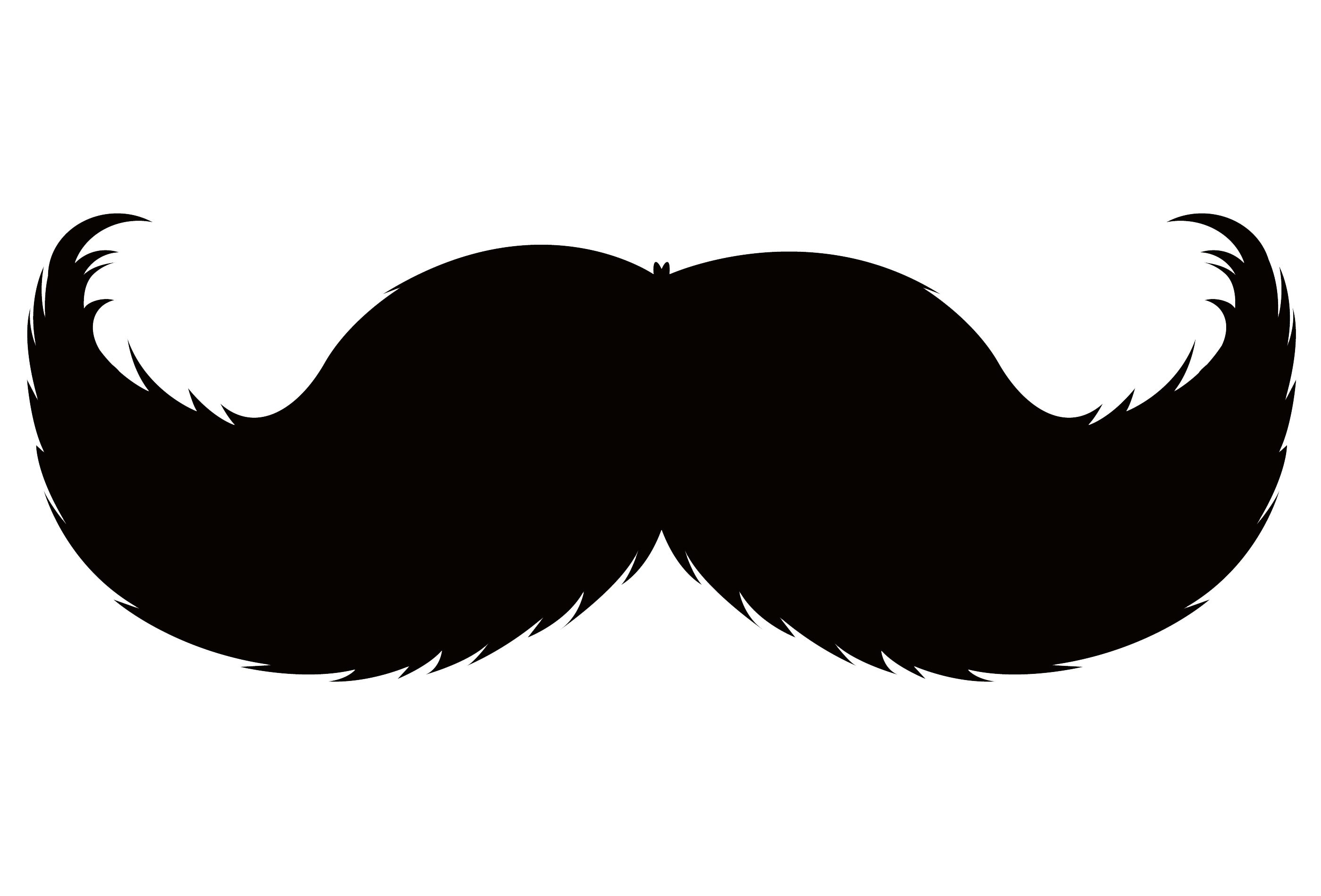 Mustache cool clipart moustache pencil and in color cool