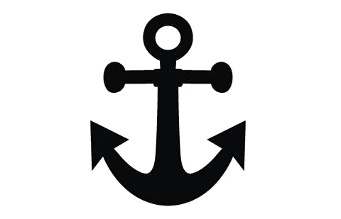 Pirate ship silhouette anchor clip art vector unbelievable