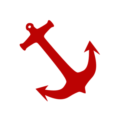 Red anchor clip art 4