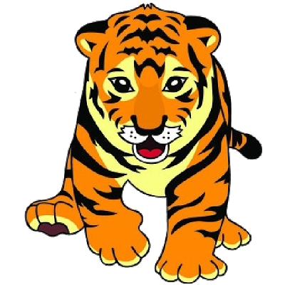 Tiger clipart nice coloring pages for kids