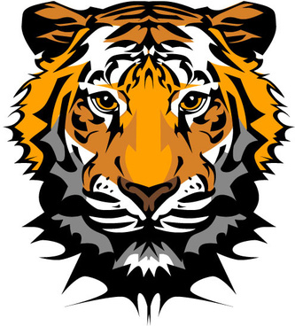 Tiger svg clip art free vector download free for