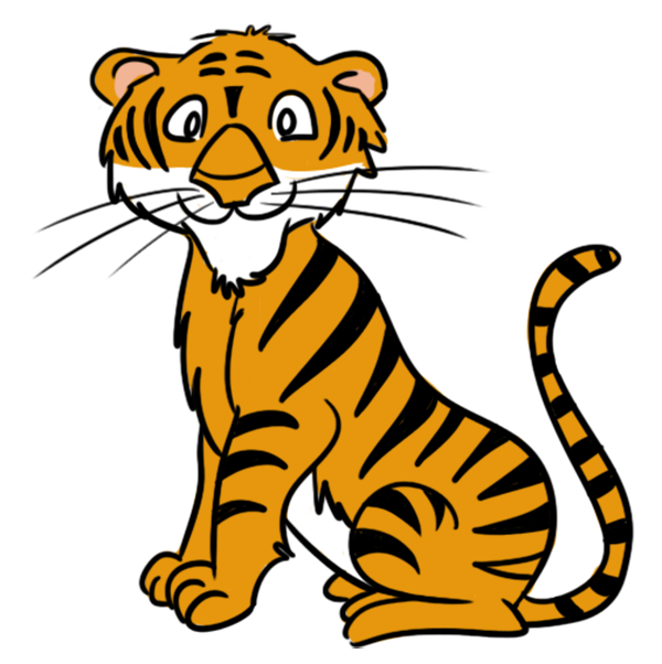 Top tiger clip art free clipart image
