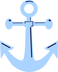 Unfinished anchor clip art at vector clip art