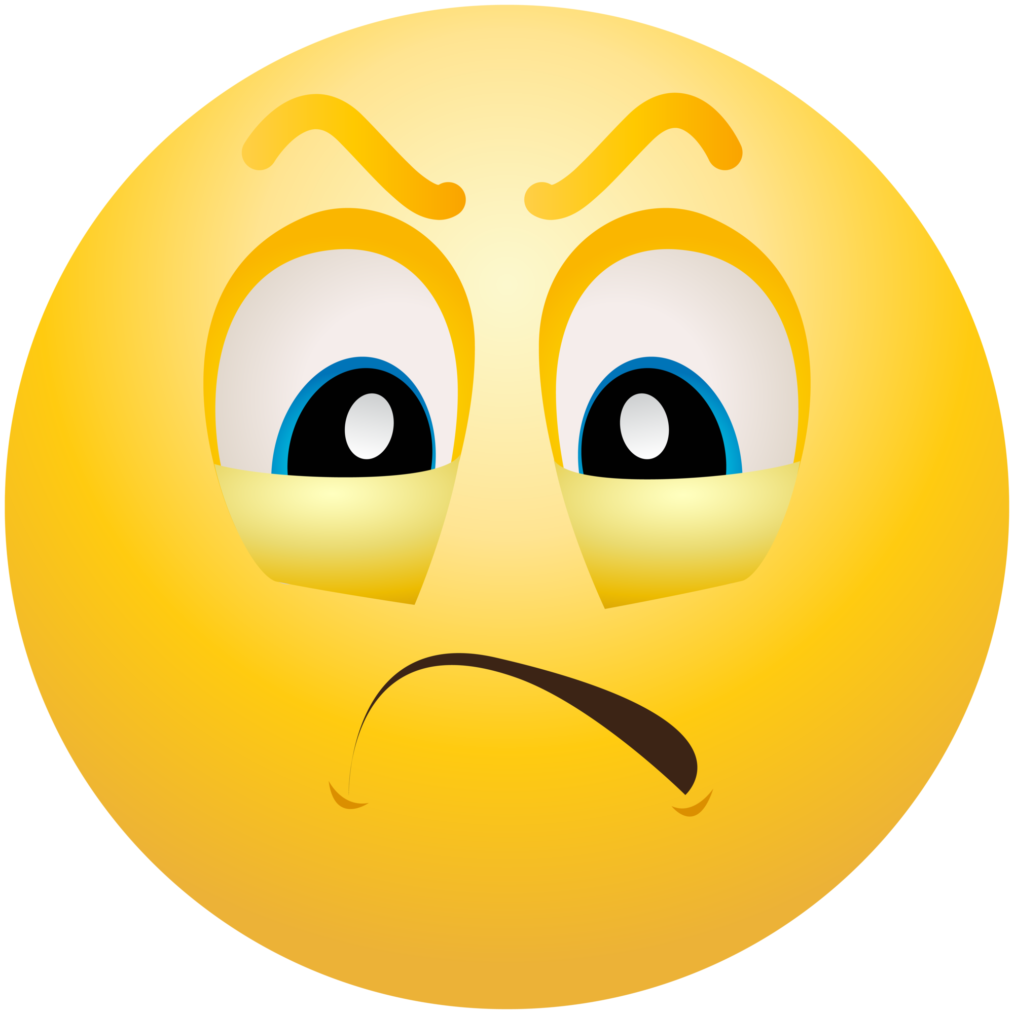 Frustrated Face Clip Art