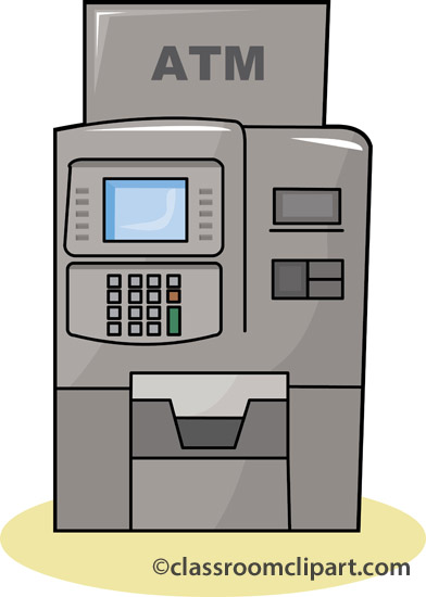 Money atm bank machine 0 clipart teaching ideas jpg
