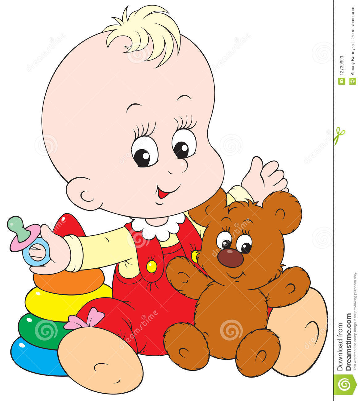 baby playing Babies playing clipart jpg